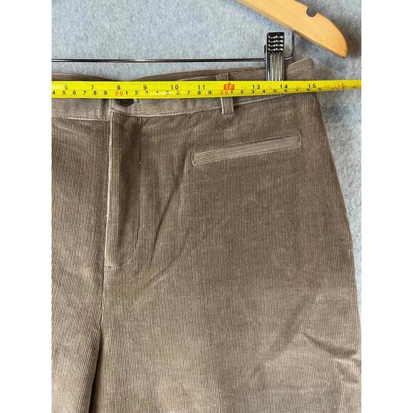 Rafaella Womens Corduroy Pants Size 10 Relaxed Fit All Straight Leg - Picture 9 of 11